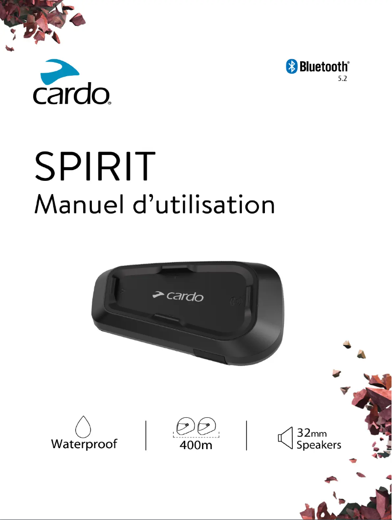 Page 1 de la notice Guide d'installation Cardo Spirit