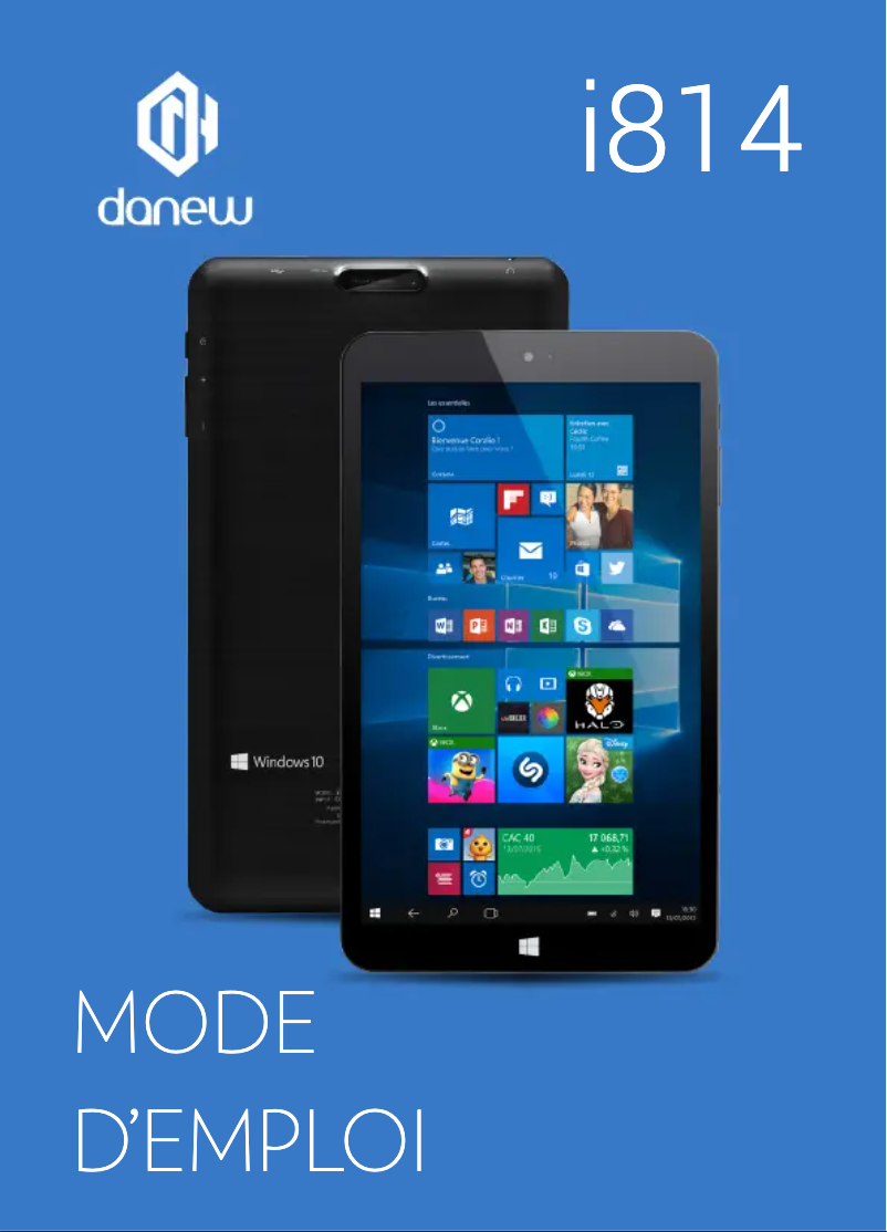 Image de la première page du manuel de l'appareil i814