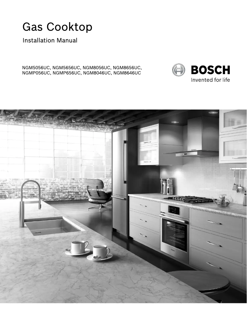Página 1 del manual Guía de instalación Bosch NGMP056UC