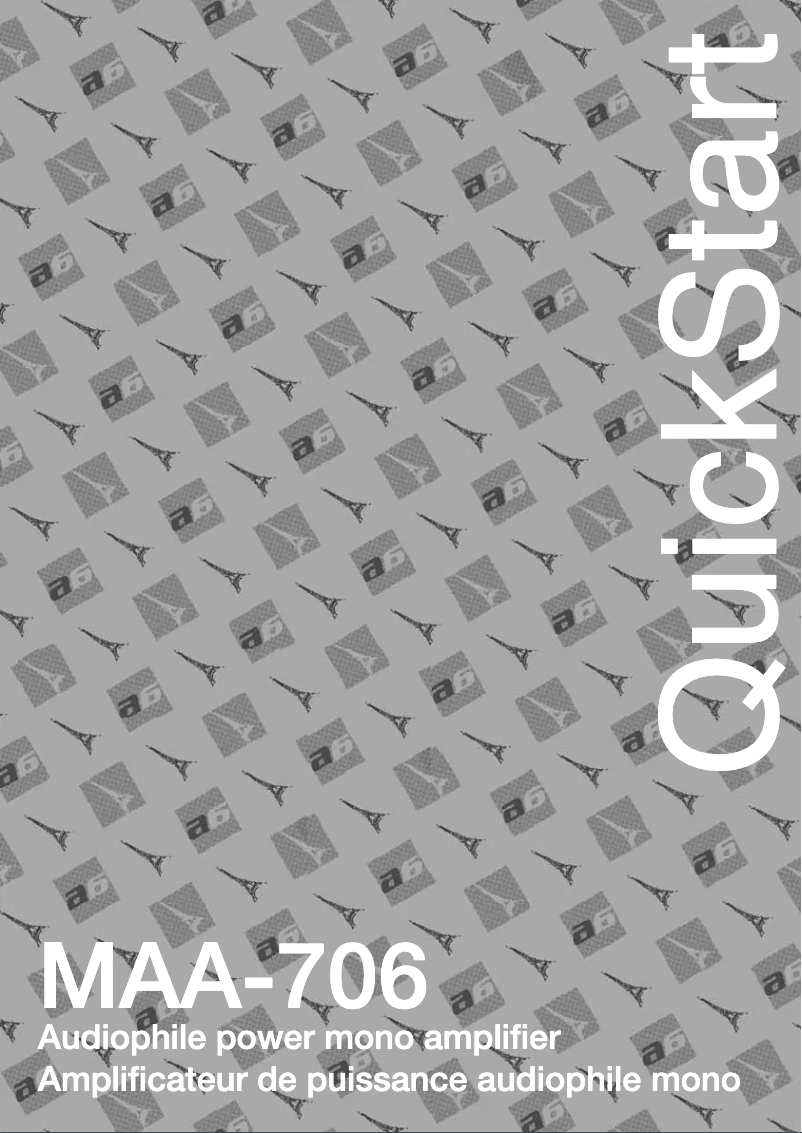 Page 1 de la notice Manuel utilisateur Advance Acoustic MAA 706