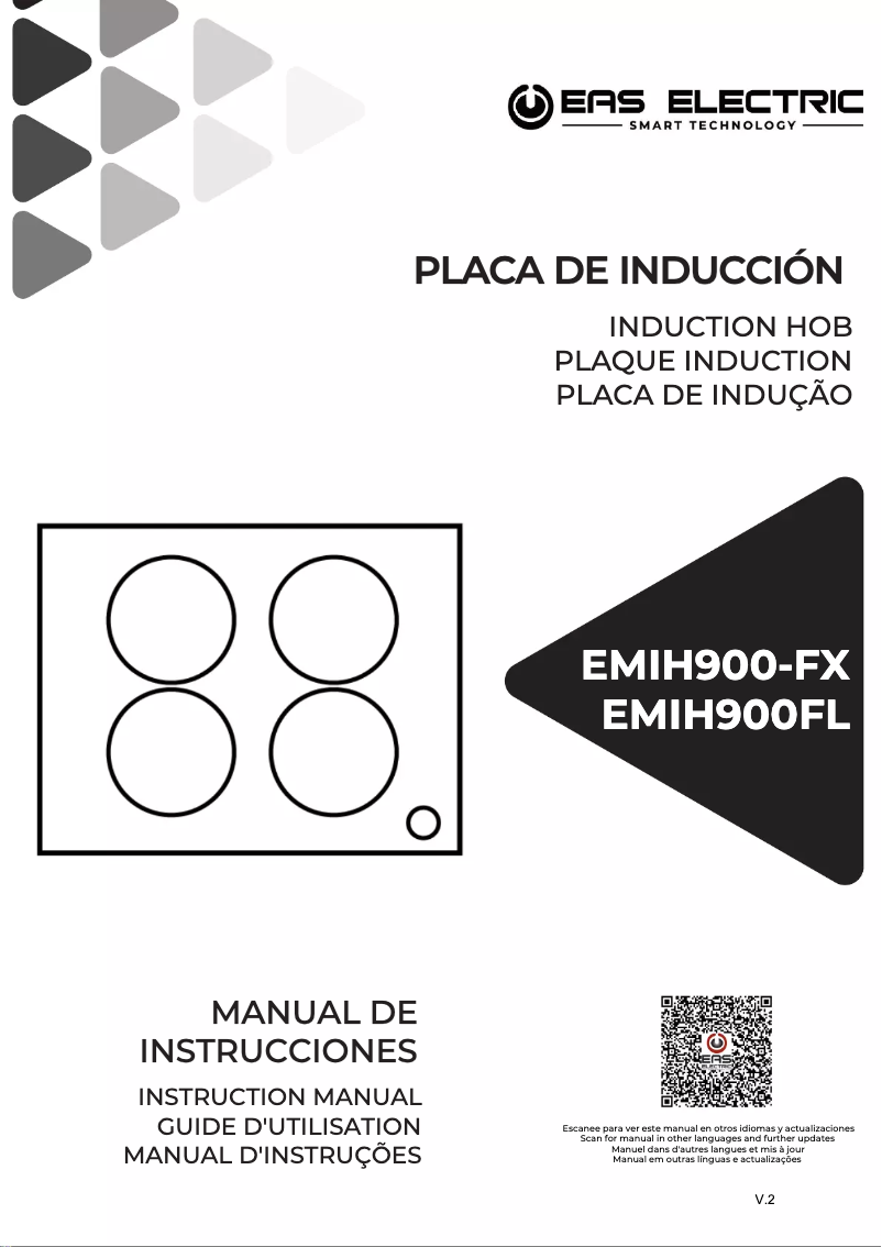 Page n°1 - Manuel utilisateur EAS Electric EMIH900FL