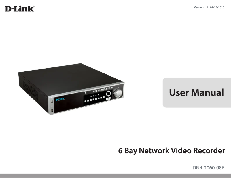 Página 1 del manual Manual de usuario D-Link DNR-2060-08P