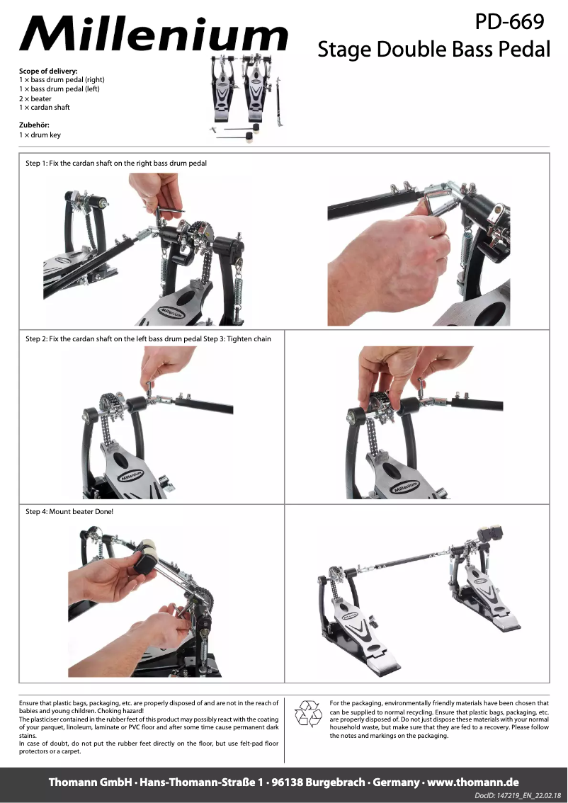 Image de la première page du manuel de l'appareil PD-669