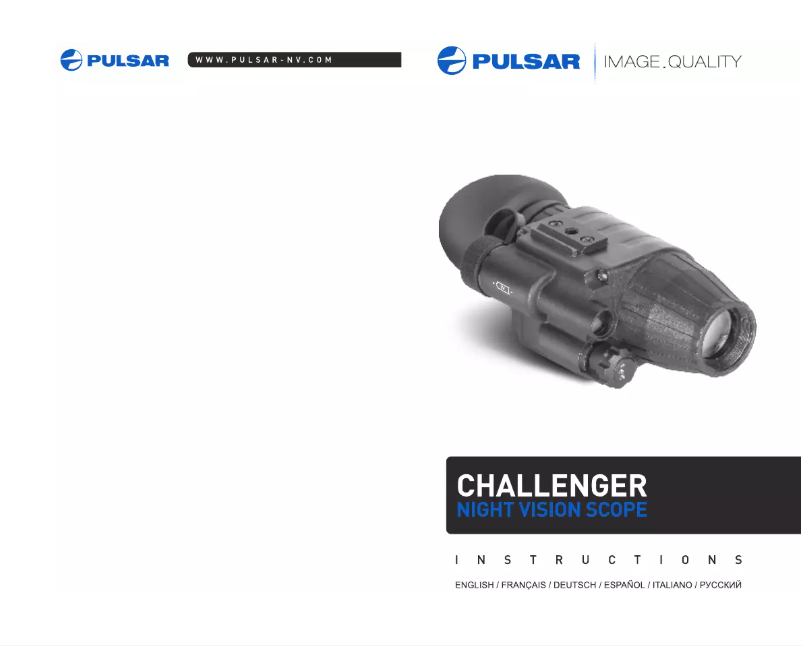 Page n°1 - Manuel utilisateur Pulsar Challenger G2