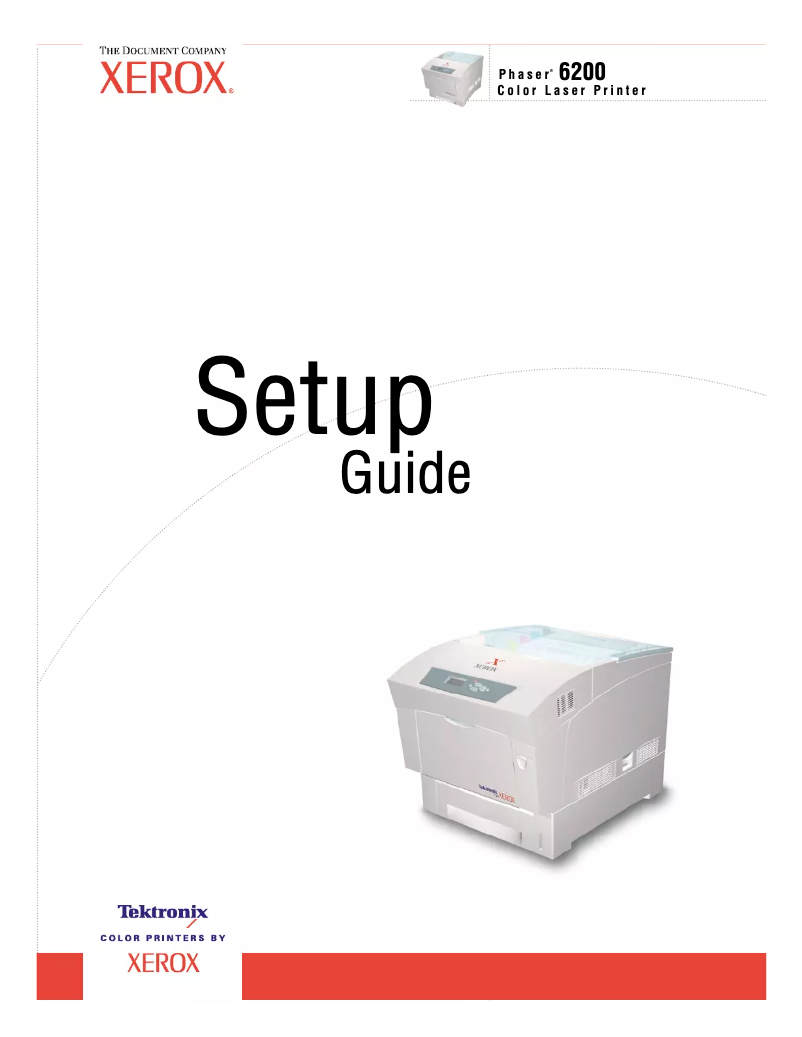 Page 1 de la notice Manuel utilisateur Xerox Phaser 620