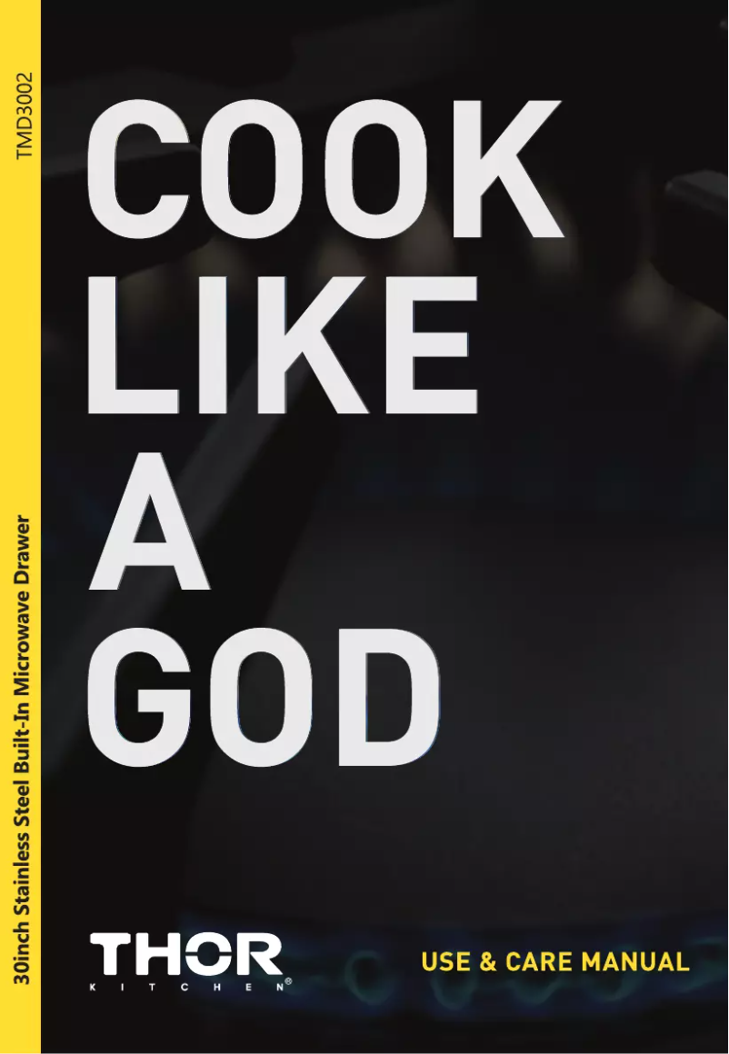 Image de la première page du manuel de l'appareil TMD3002