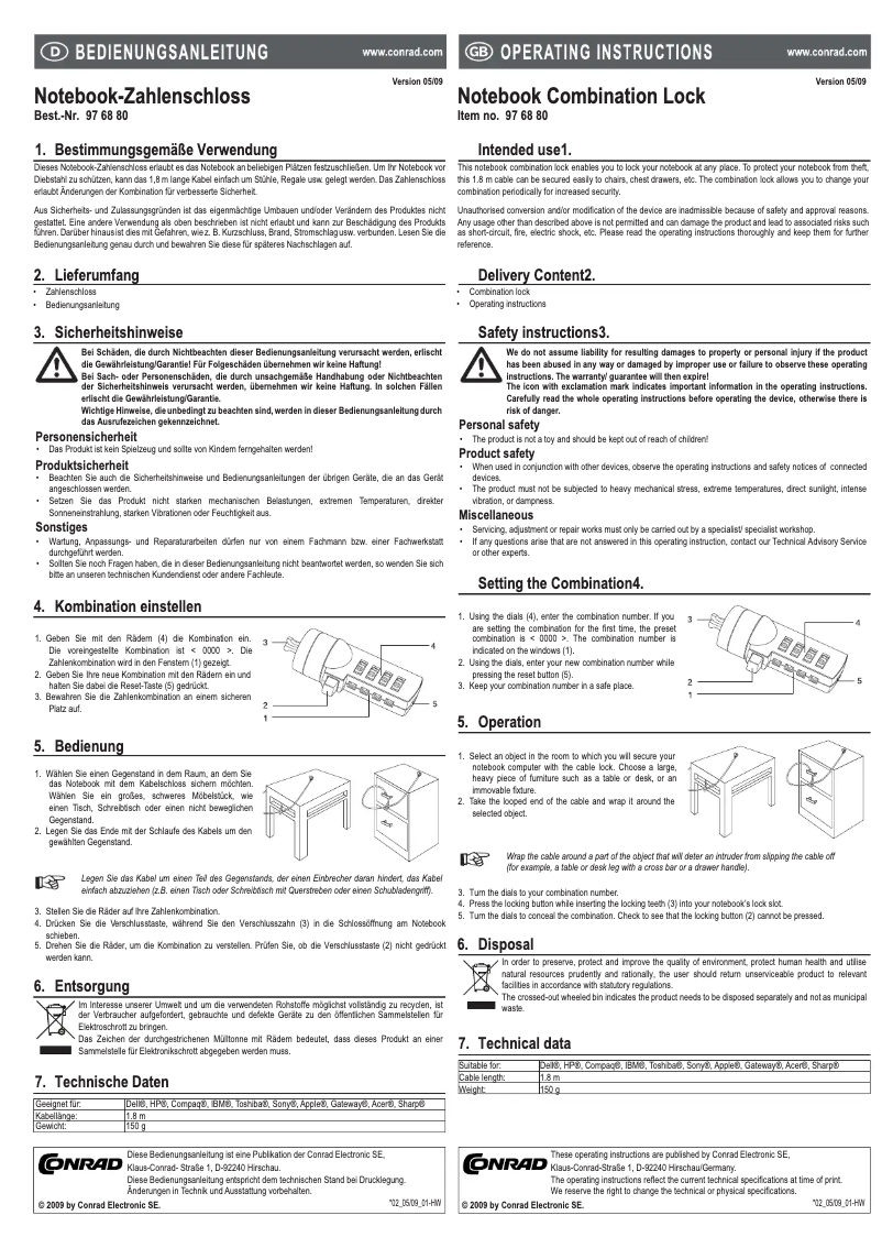 Page n°1 - Manuel utilisateur LogiLink NBS002
