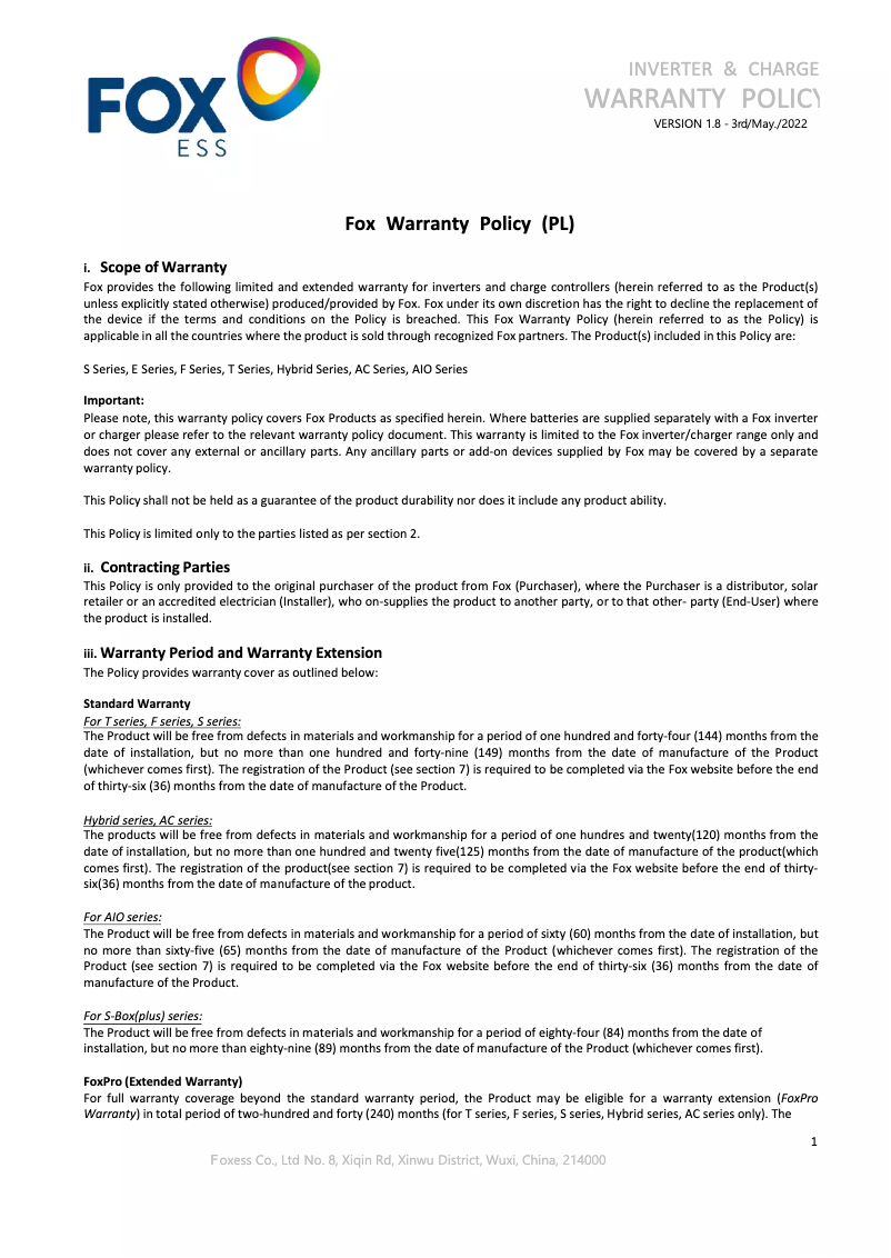 Image de la première page du manuel de l'appareil F5000