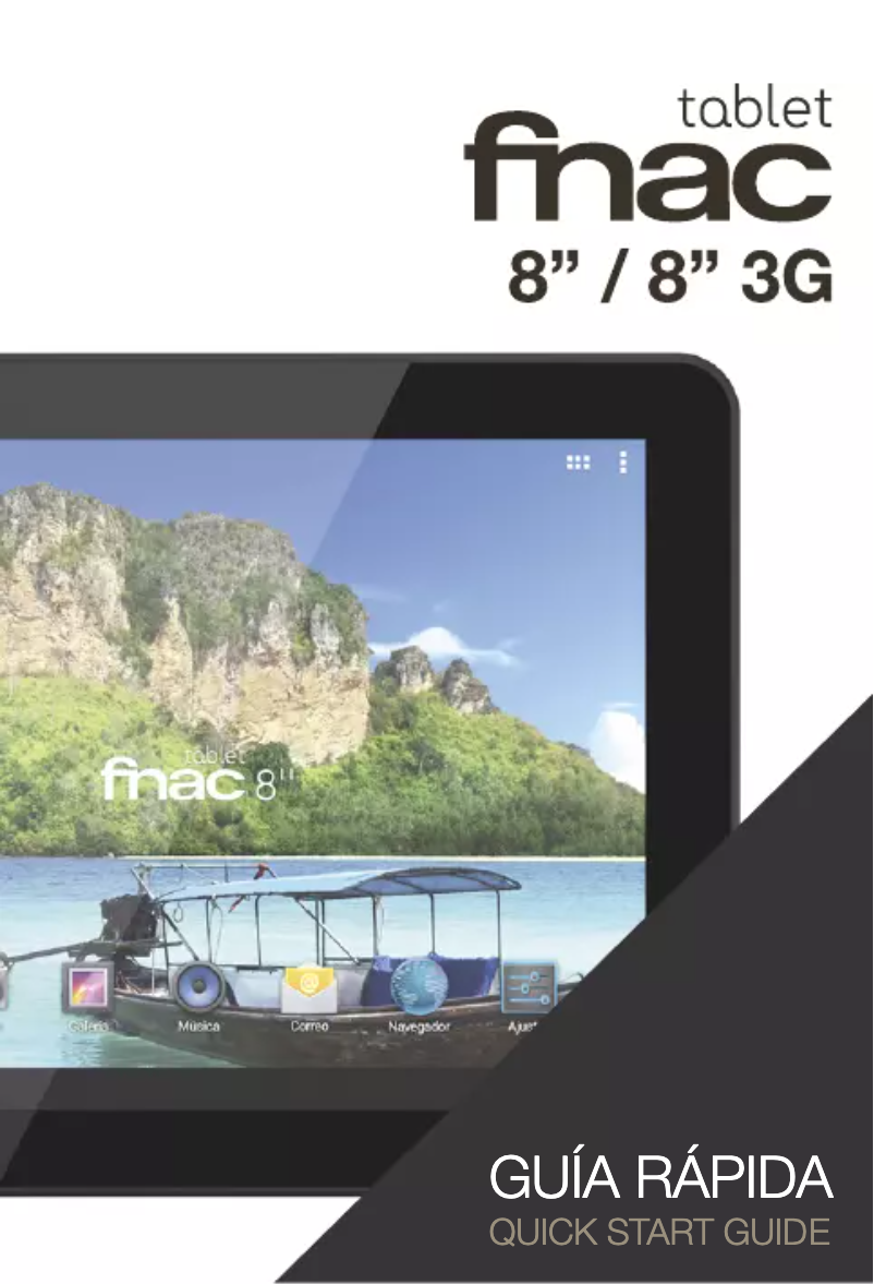 Page 1 de la notice Manuel utilisateur bq Fnac 8"