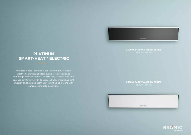 Page 1 de la notice Manuel utilisateur Bromic Smart-Heat BH3622000