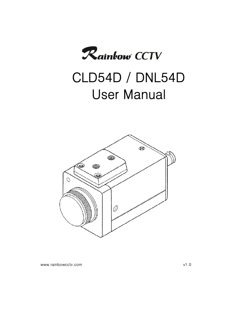 Image de la première page du manuel de l'appareil CLD54D