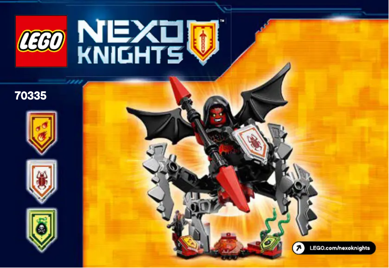 Page n°1 - Manuel utilisateur Lego Nexo Knights 70335
