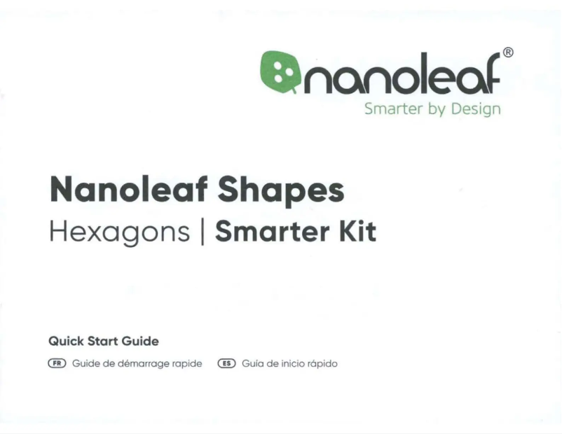 Page 1 de la notice Manuel utilisateur Nanoleaf Shapes