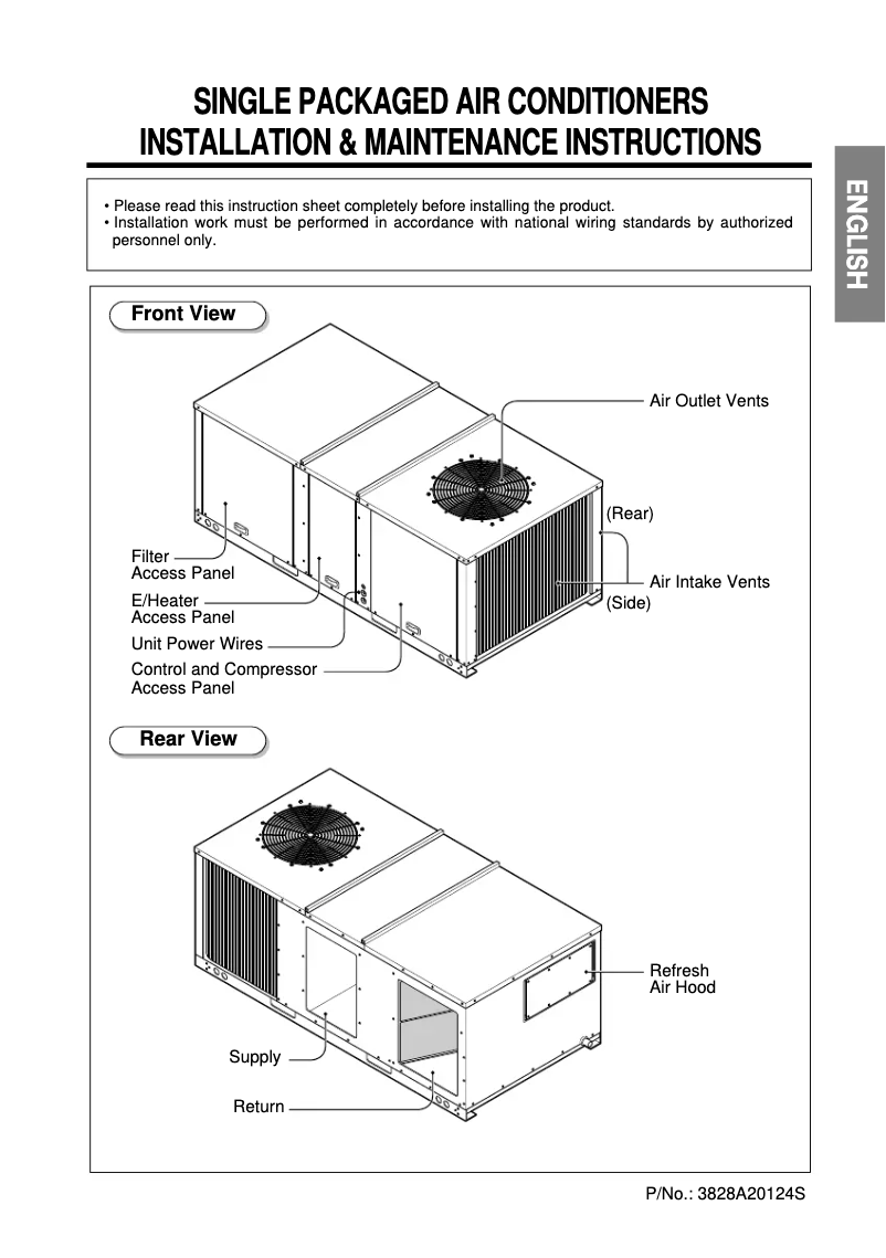 Page 1 of the manual User Manual LG LK-0880BH