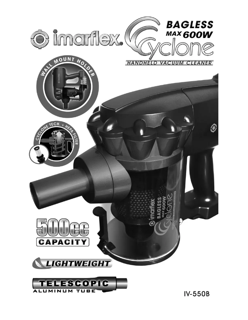 Page n°1 - Manuel utilisateur Imarflex IV-550B