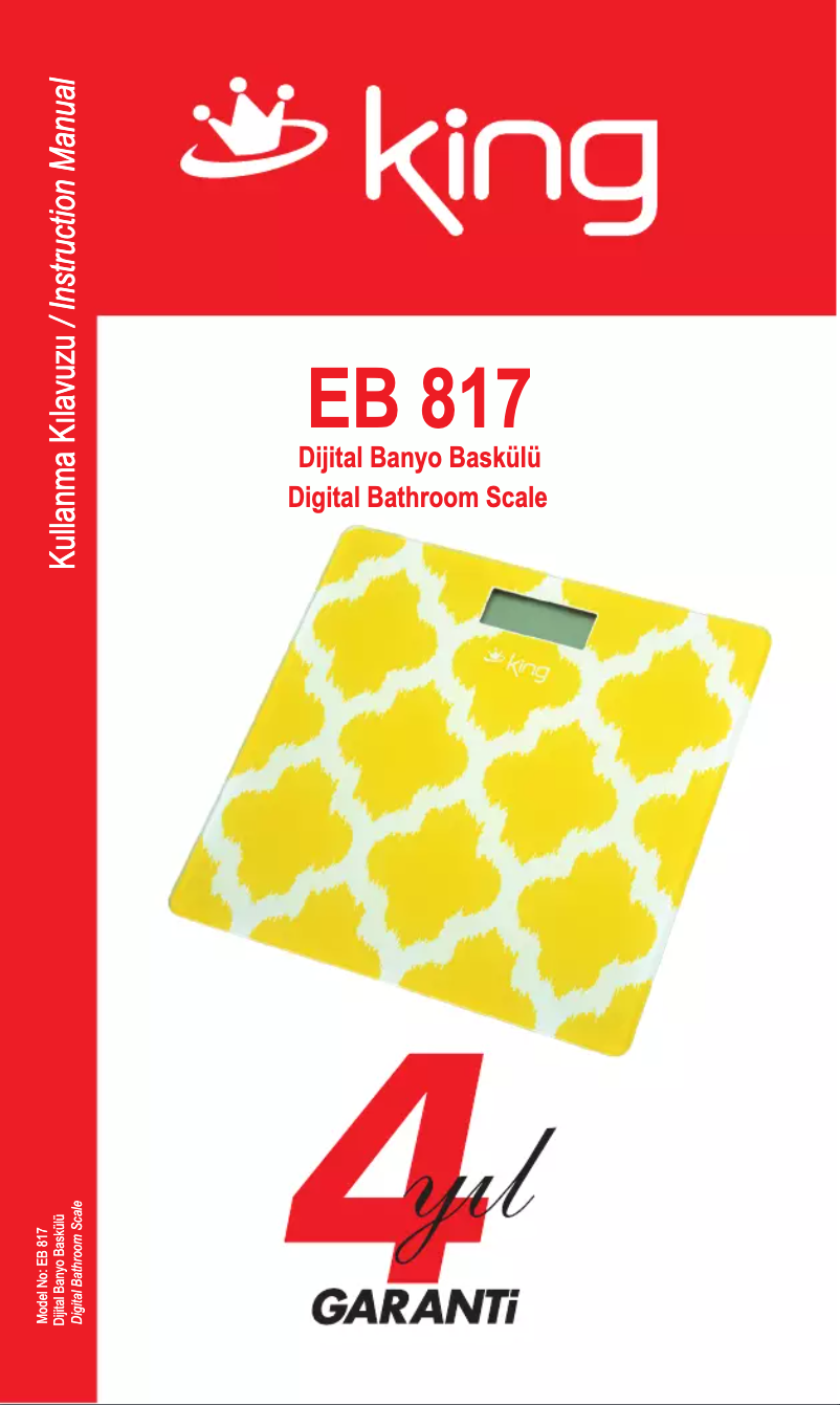 Image de la première page du manuel de l'appareil EB-817