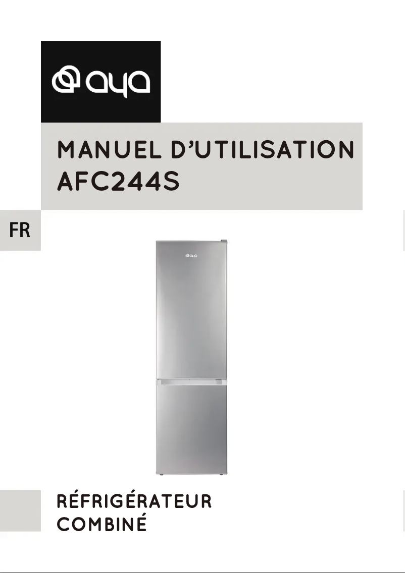 Page 1 de la notice Manuel utilisateur AYA AFC244S