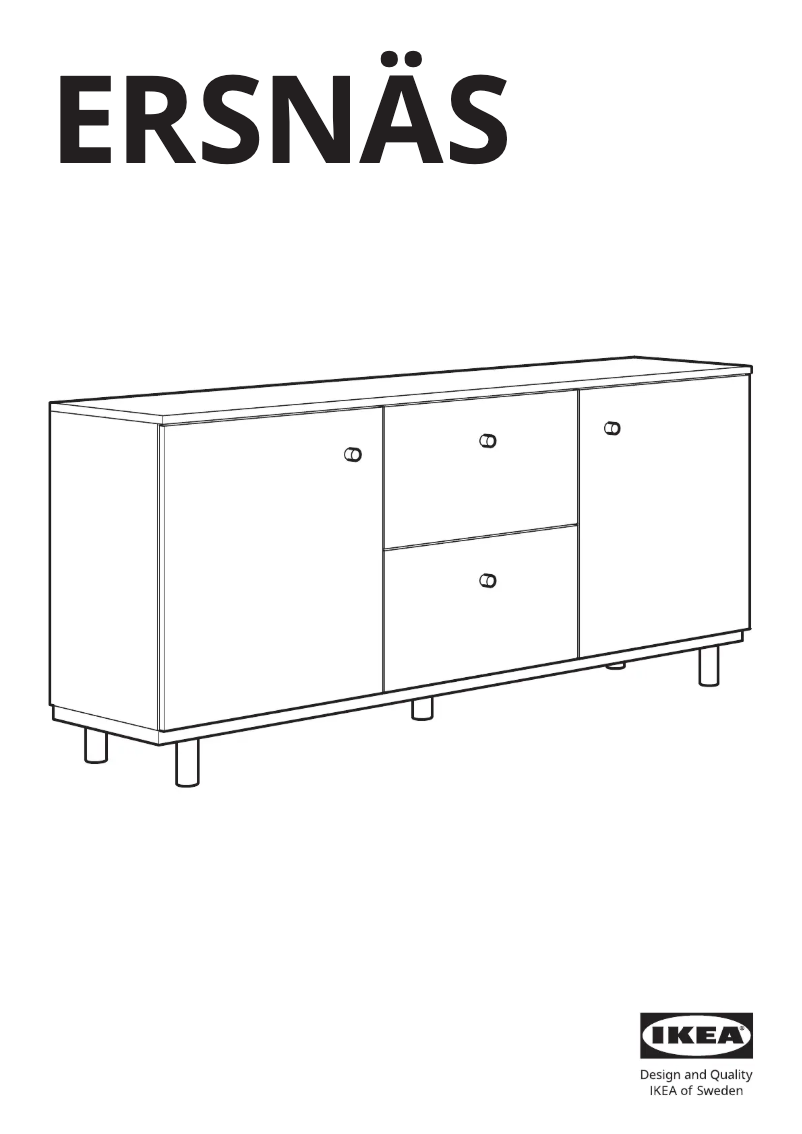 Página 1 del manual Manual de usuario Ikea ERSNÄS 705.067.46