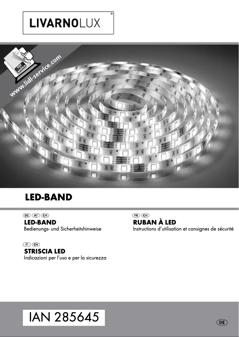 Image de la première page du manuel de l'appareil IAN 285645