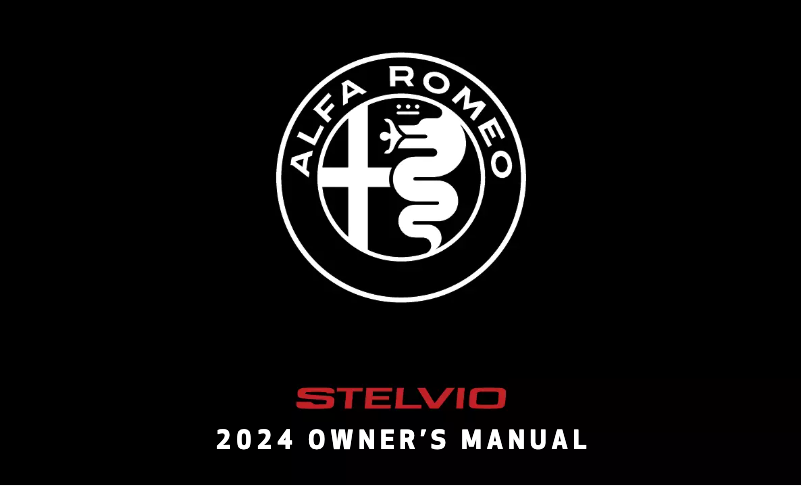 Page 1 de la notice Manuel utilisateur Alfa Romeo Stelvio (2024)