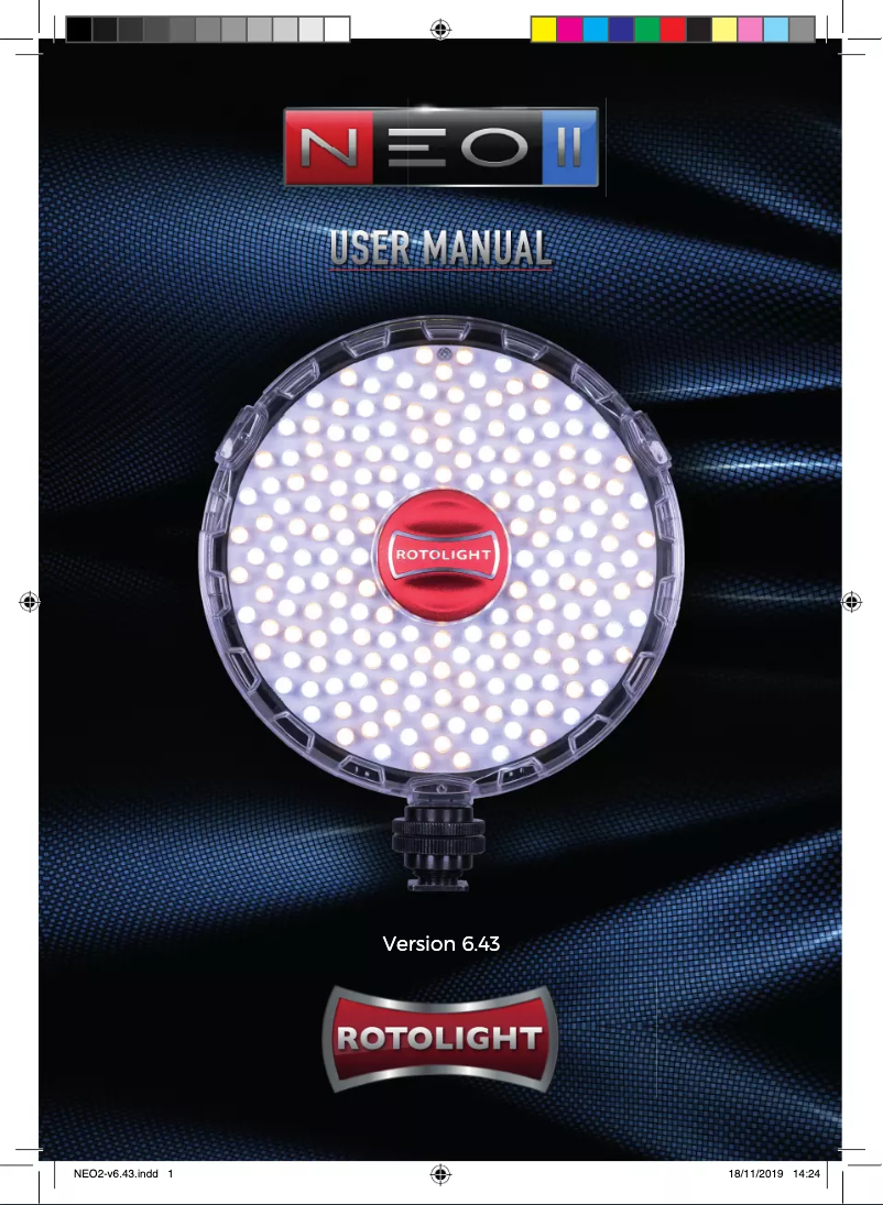 Página 1 del manual Manual de usuario Rotolight NEO 2