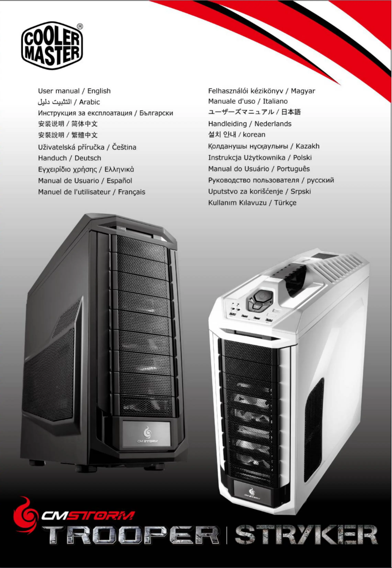 Page 1 de la notice Manuel utilisateur Cooler Master CM Storm Stryker