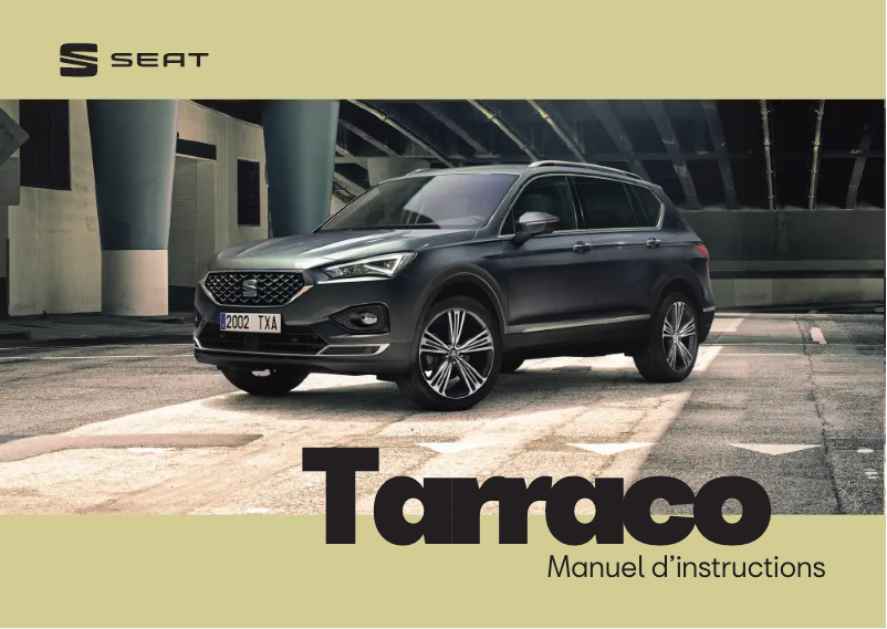 Page 1 de la notice Manuel utilisateur Seat Tarraco (2024)