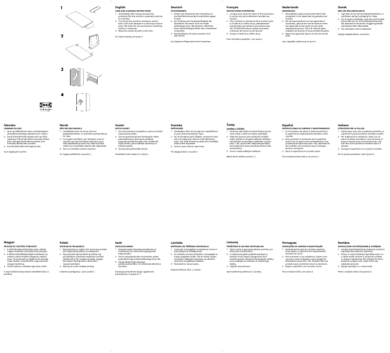 Page 1 de la notice Manuel utilisateur Ikea FARDAL 304.730.31