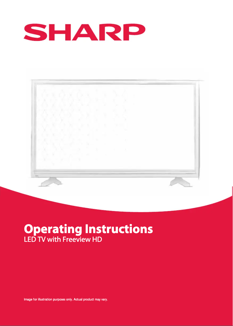 Page 1 de la notice Manuel utilisateur Sharp 32BC2I