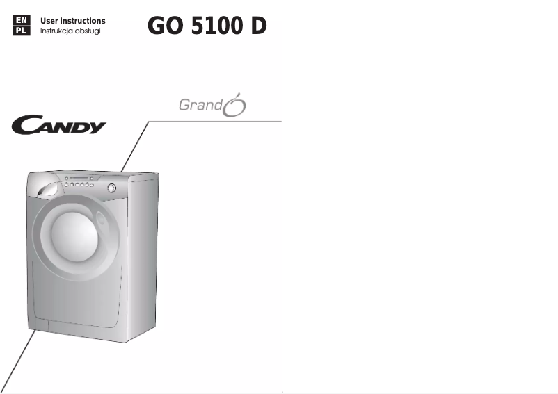 Image de la première page du manuel de l'appareil GO 5100 D