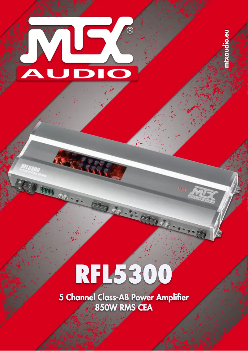 Image de la première page du manuel de l'appareil RFL5300