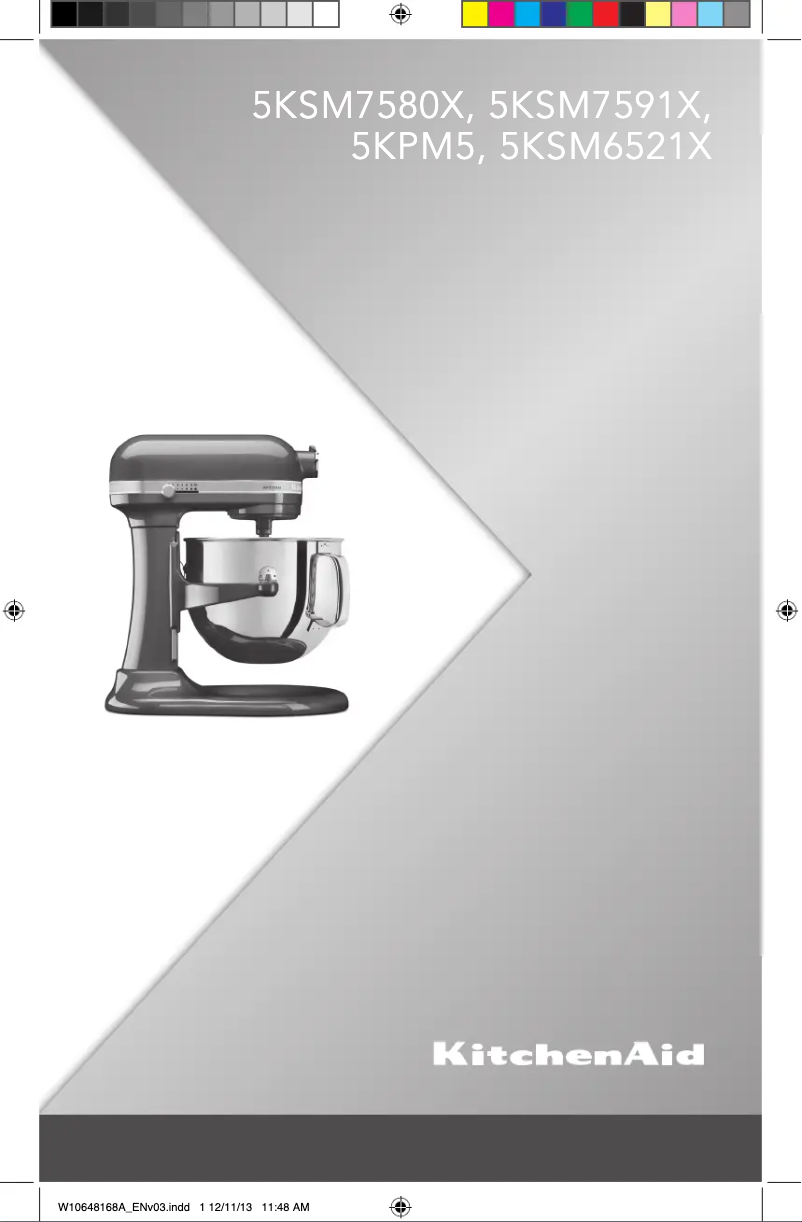 Image de la première page du manuel de l'appareil 5KSM6521XEER