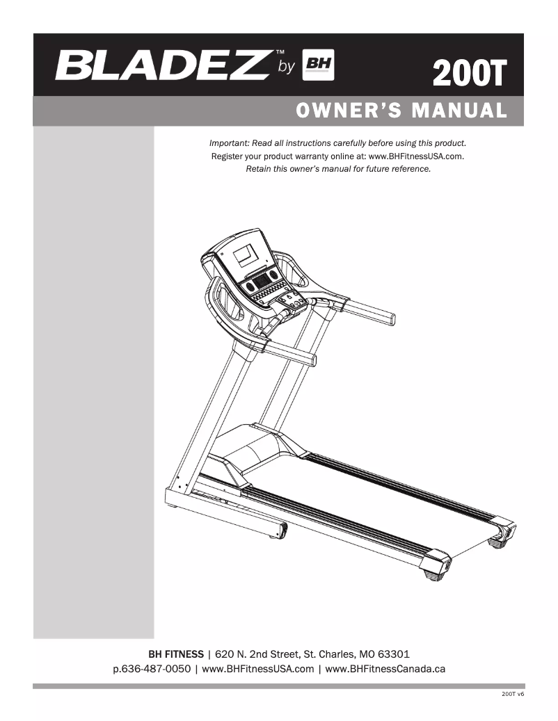 Image de la première page du manuel de l'appareil 200T