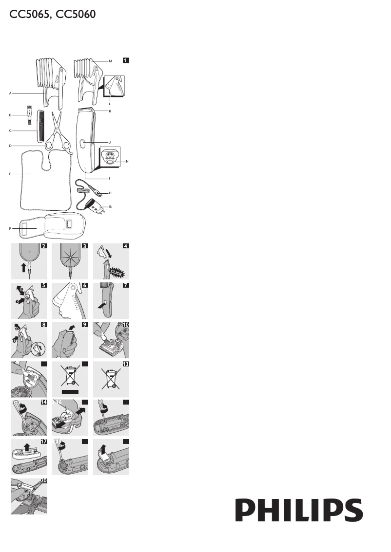 Image de la première page du manuel de l'appareil AVENT CC5065