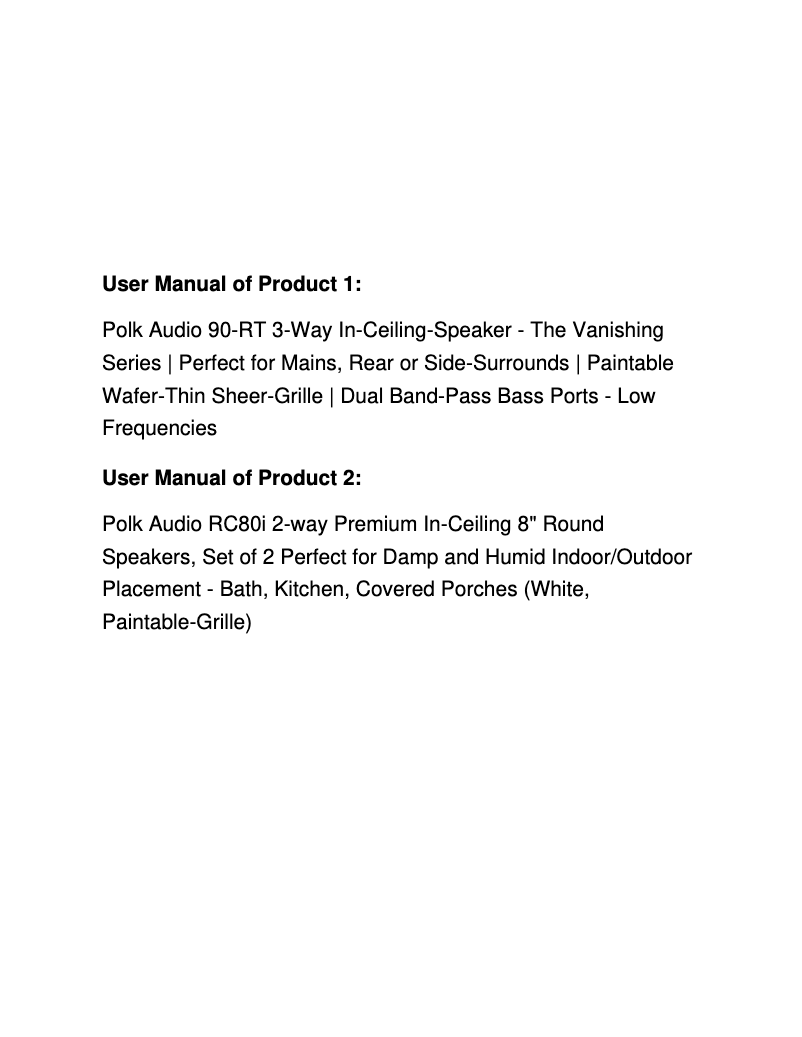 Imagen de la primera página del manual del dispositivo RC80i