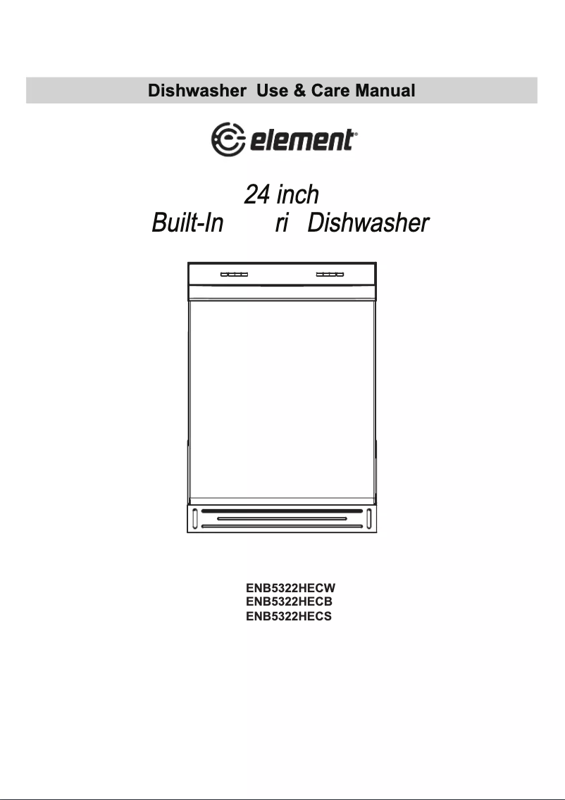 Image de la première page du manuel de l'appareil ENB5322HECS