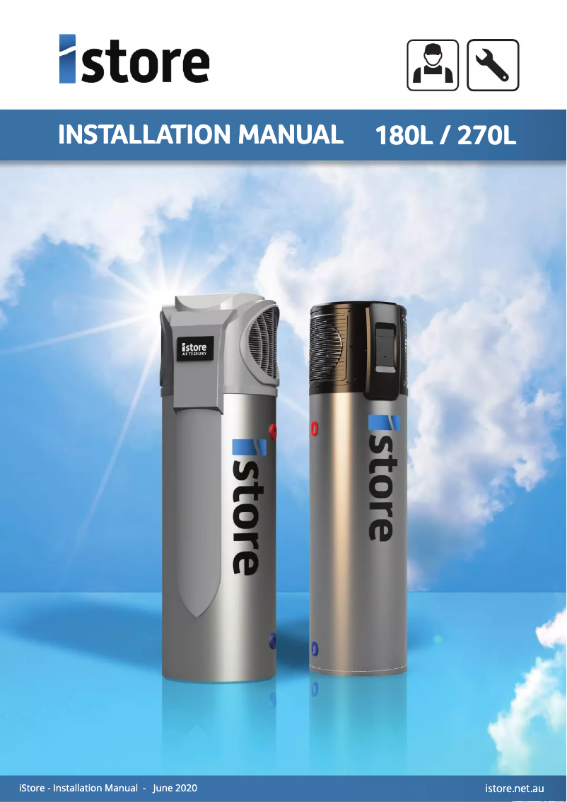 Page 1 de la notice Manuel utilisateur iStore Air to Energy