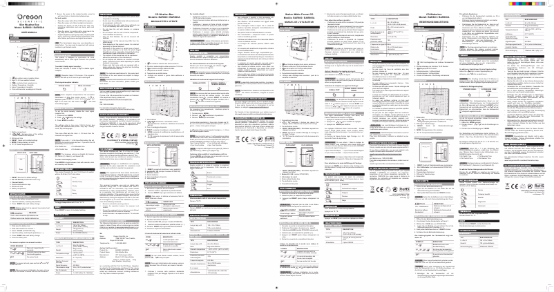 Image de la première page du manuel de l'appareil BAR 800K