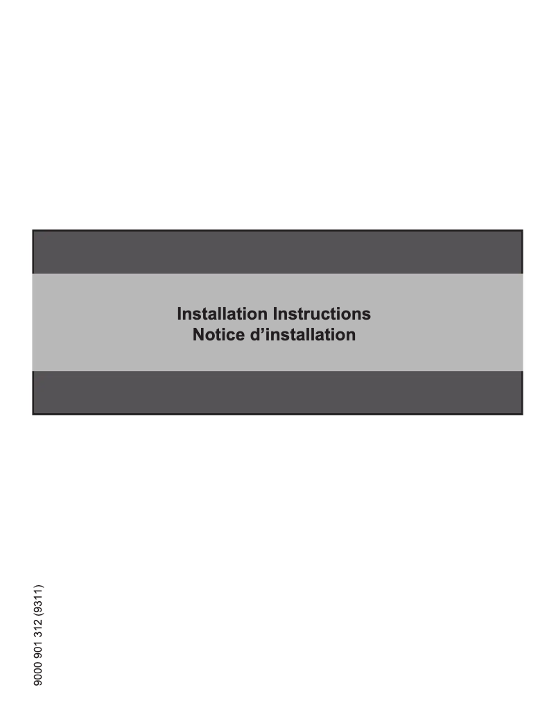 Page 1 de la notice Guide d'installation Bosch SPV68U5