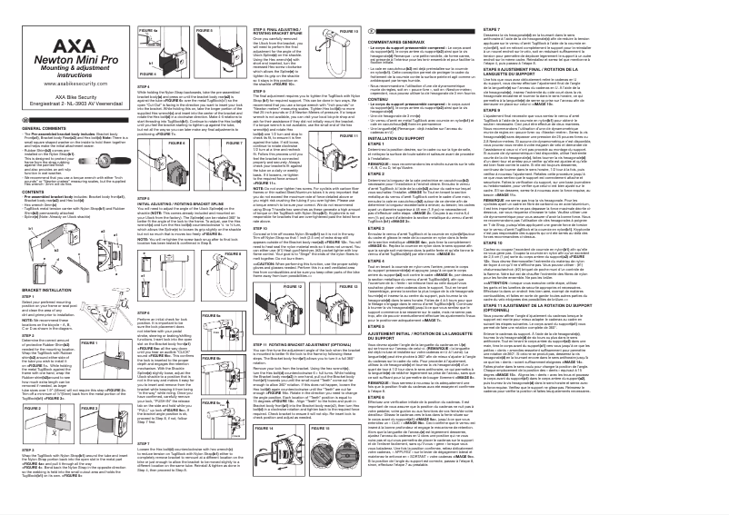 Page 1 de la notice Manuel utilisateur AXA Newton Mini Pro