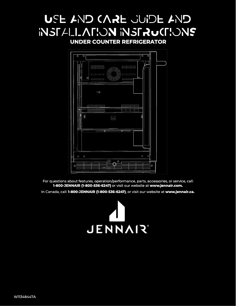 Page 1 de la notice Manuel utilisateur JennAir JURFL242HM