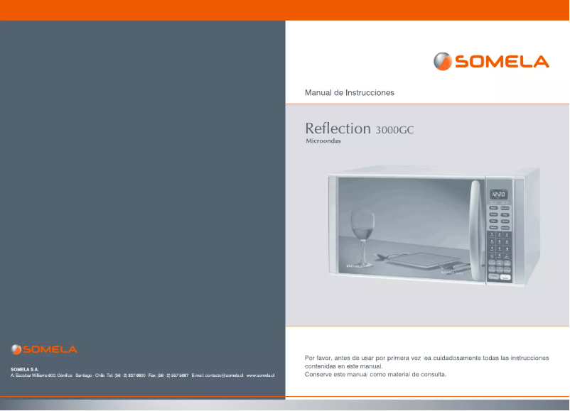 Page n°1 - Manuel utilisateur Somela Reflection 3000GC