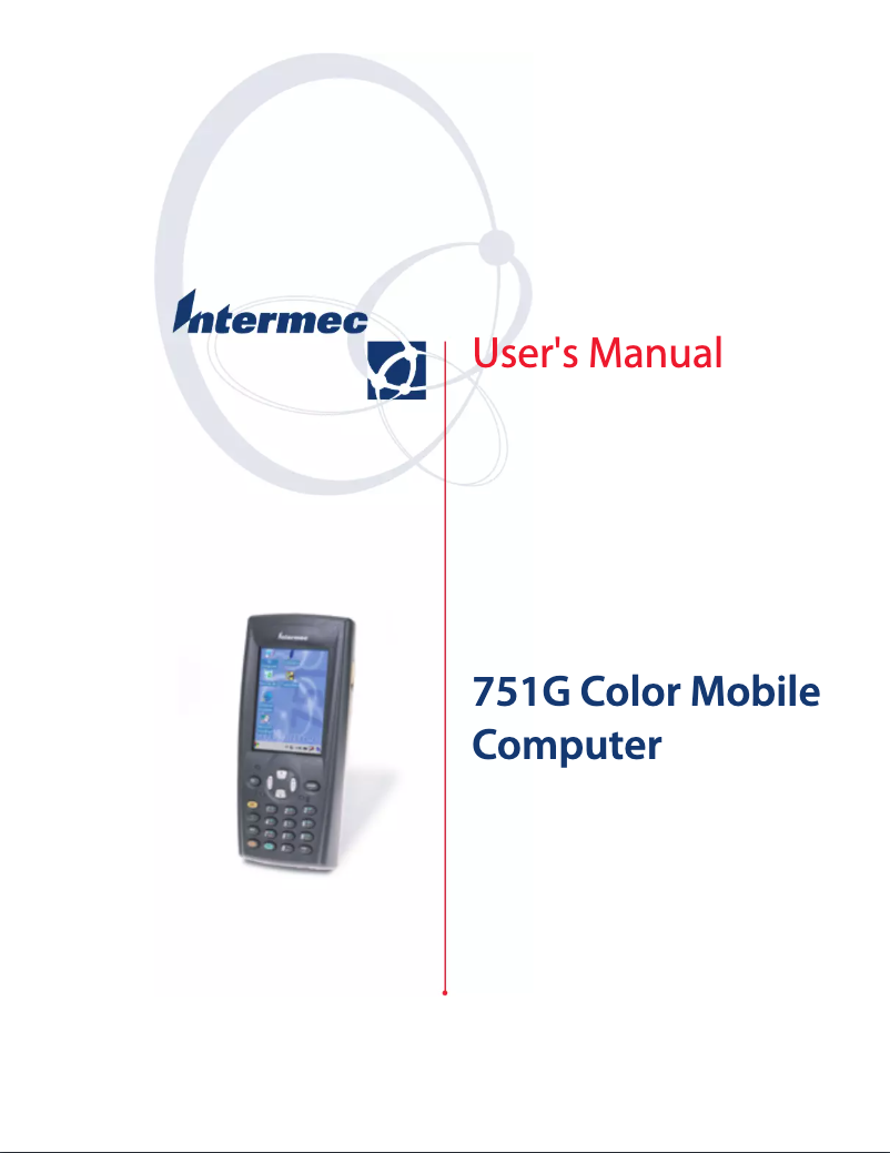 Page n°1 - Manuel utilisateur Intermec 751G Color