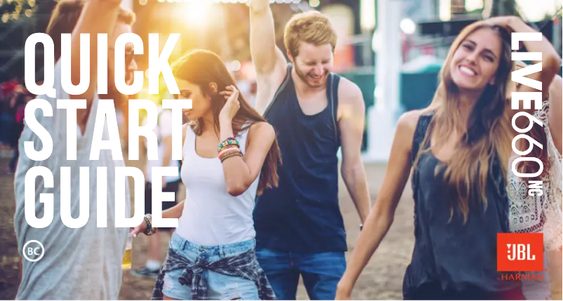 Page 1 de la notice Guide de démarrage rapide JBL Live 660NC