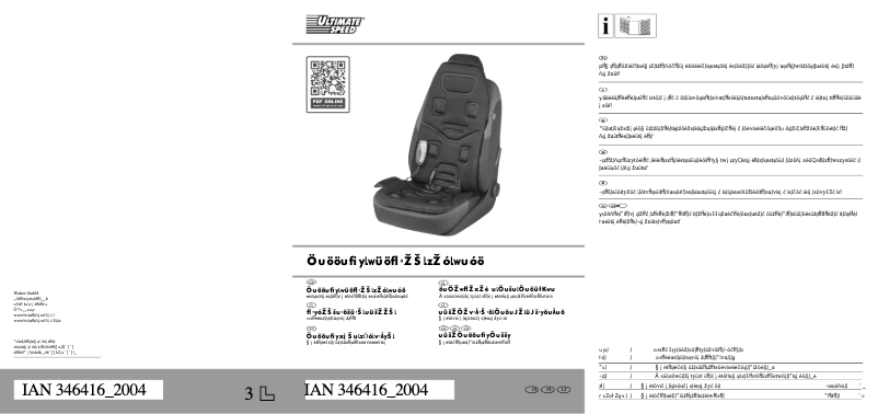 Page 1 de la notice Manuel utilisateur Ultimate Speed IAN 346416