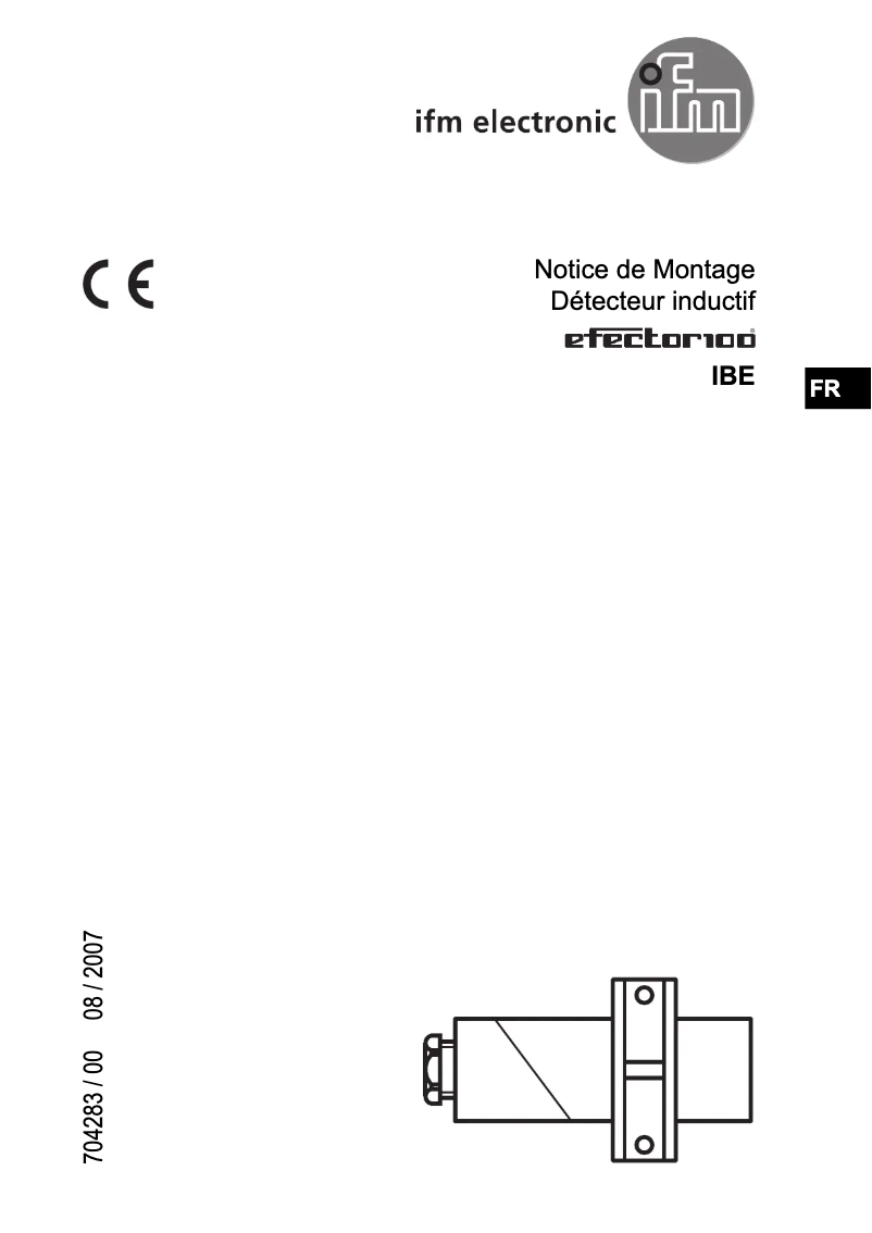 Page n°1 - Manuel utilisateur IFM IB500A