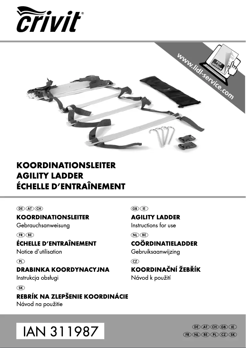 Página 1 del manual Manual de usuario Crivit IAN 311987