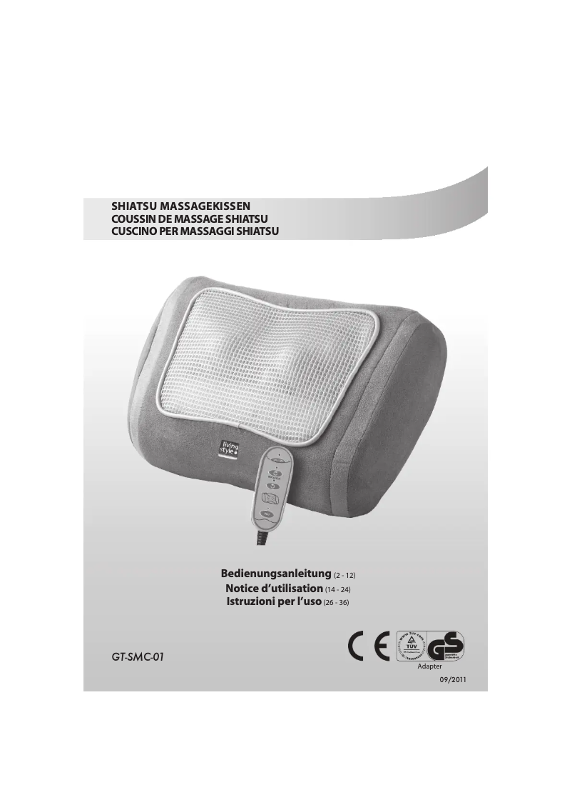 Page 1 de la notice Manuel utilisateur Living Style GT-SMC-01