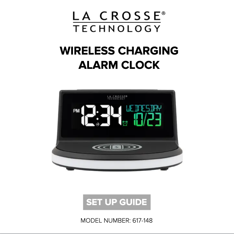 Page 1 de la notice Manuel utilisateur La Crosse Technology 617-148