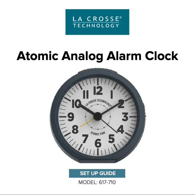 Página 1 del manual Manual de usuario La Crosse Technology 617-710